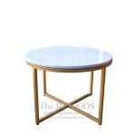 Gold Iron Marble Table