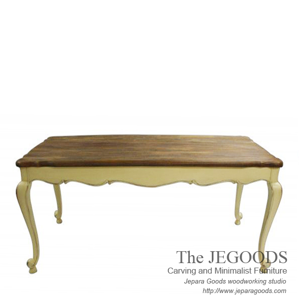 Country Farm Dining Table Rustic Top