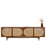 Didi Rio Vintage Teak Rattan Sideboard